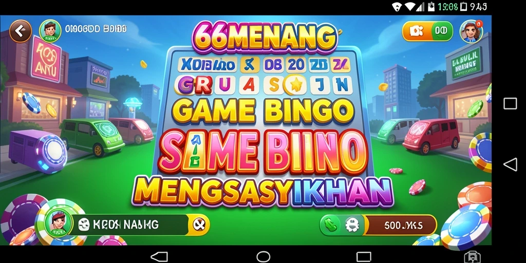 Screenshot gameplay 66MENANG menampilkan suasana seru permainan Bingo.