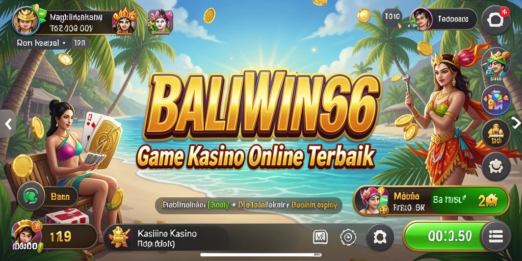 Tampilan gameplay menarik BALIWIN66 dengan berbagai pilihan permainan Kasino.