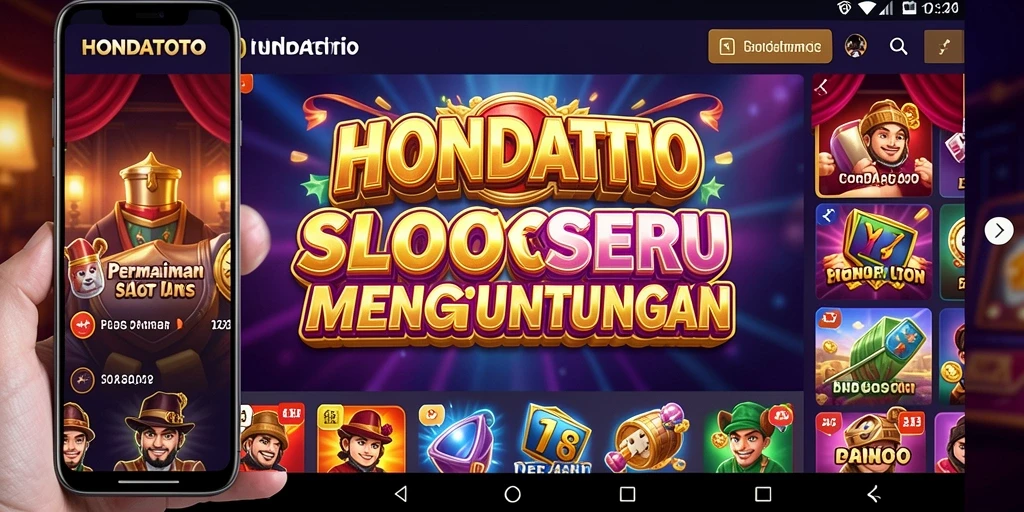 Screenshot menampilkan gameplay seru HONDATOTO dengan fitur slot menarik.