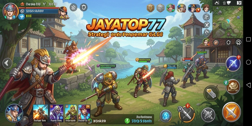Screenshot permainan JAYATOP77 menampilkan strategi yang mendebarkan dan grafis yang menakjubkan.