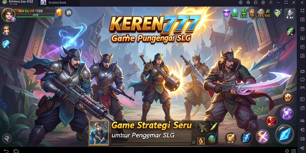 Tampilan gameplay KEREN777 yang memikat dan strategis.