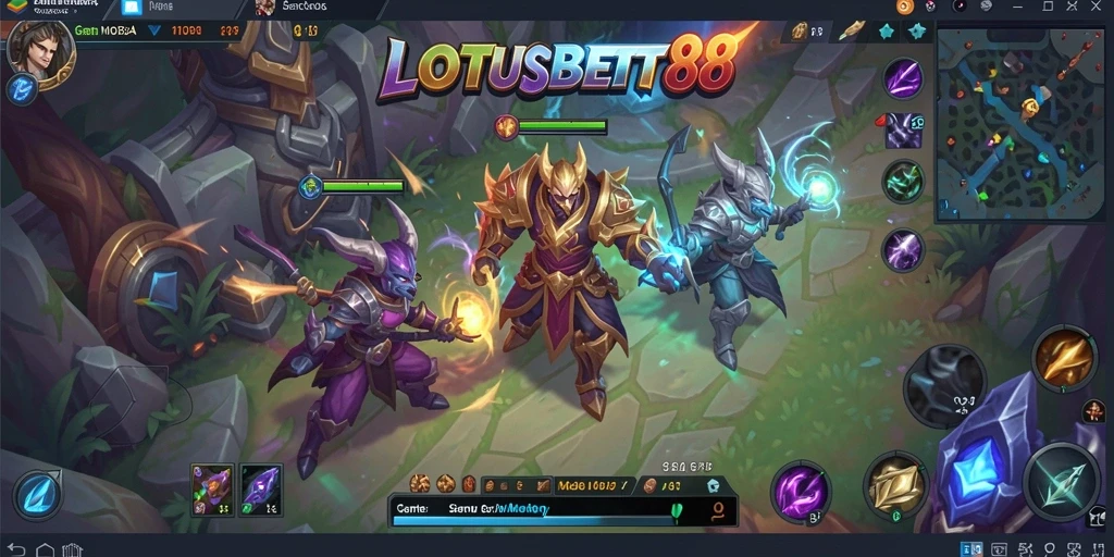 Gameplay seru LOTUSBET88 dengan aksi pertarungan yang mendebarkan.