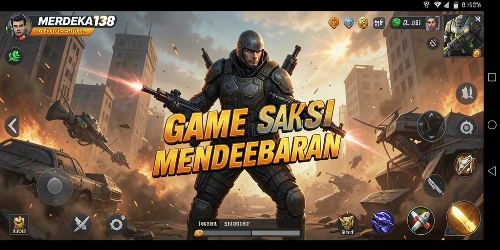 Tangkapan layar utama dari gameplay seru MERDEKA138.