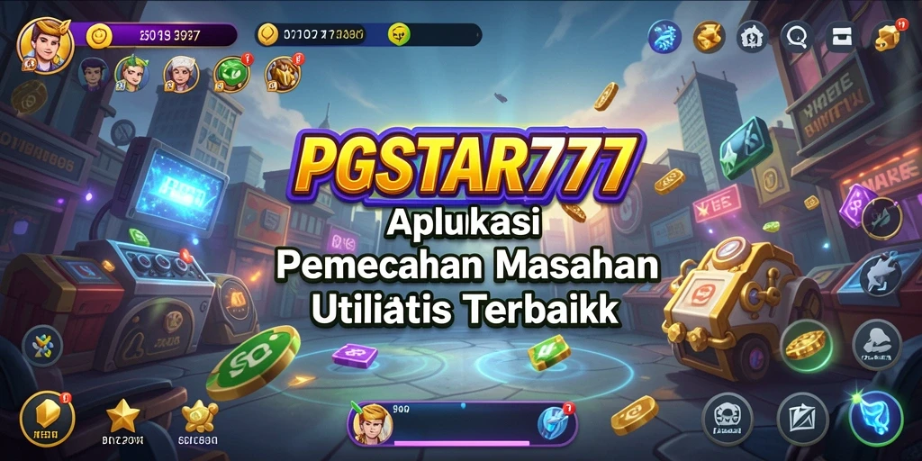 Tangkapan layar aplikasi PGSTAR777 menunjukkan fitur utilitas yang canggih.