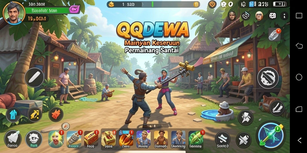 Screenshot permainan QQDEWA yang menampilkan keseruan gameplay Casual.