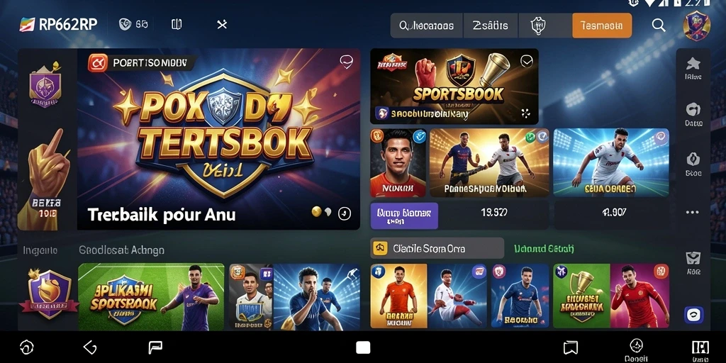 Tampilan menarik dari gameplay RP62RP dalam taruhan olahraga.
