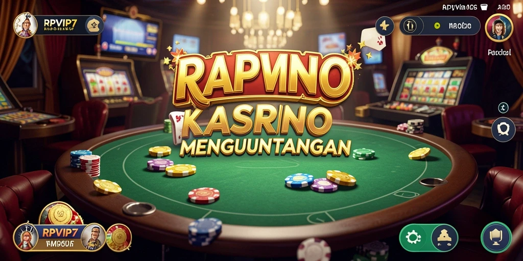 Tampilan gameplay Kasino yang memukau dan imersif di RPVIP7.