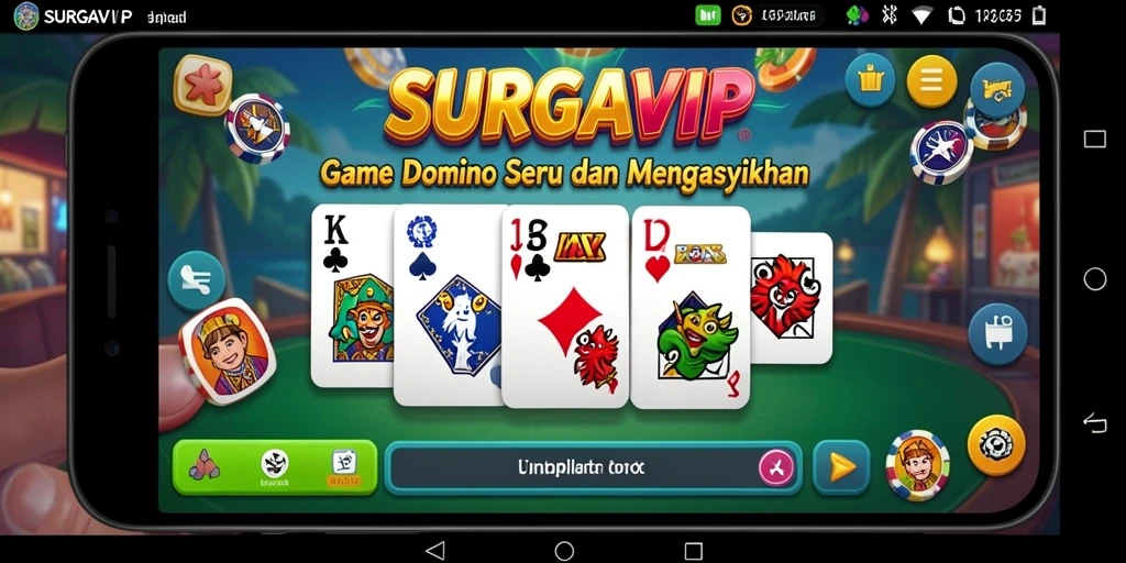 Tampilan screenshot gameplay SURGAVIP yang seru dan interaktif.